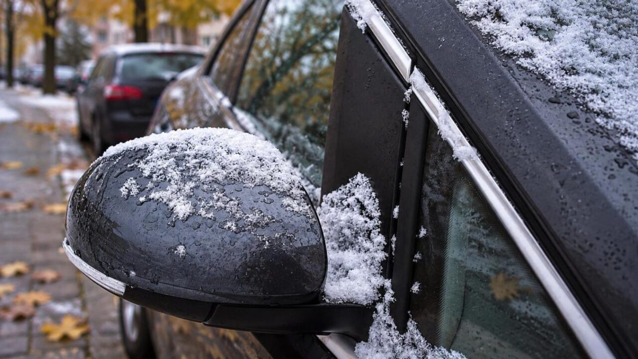 Prišalęs automobilio veidrodėlis: kodėl nereikia spaudinėti mygtuko ir pilti verdančio vandens
